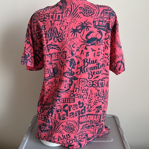 WeeKenD SpEcIaL!!!  3 for 25.00CORAL - UNISEX - CRAB ISLAND / DESTIN BEACH TEES - Picture 4 of 6